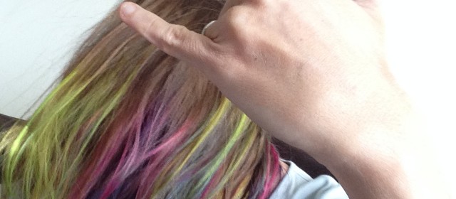 The Girl with the Rainbow Colored Hair