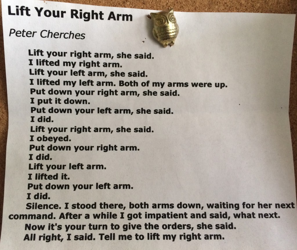 Lift Your Right Arm